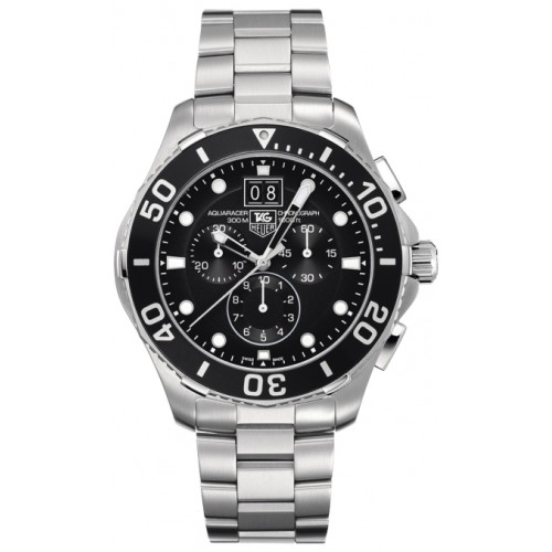 Tag Heuer Aquaracer Chronograph Black Dial Men's Watch CAN1010-BA0821